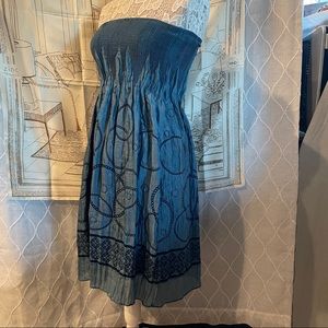 Lapis -Anthropolie one size stretch dress